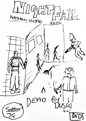 Attack Of The Flatulating Dead - fun poster drawn by Keiron Hollett